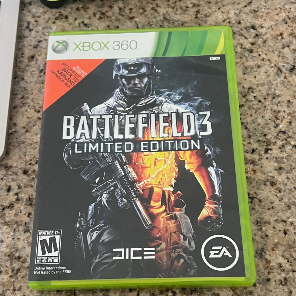 Battlefield 3 Limited Edition for Xbox 360 - Green Case